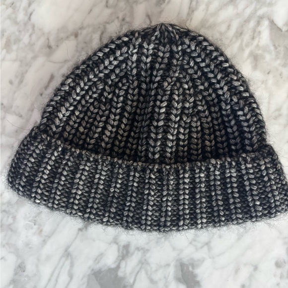 KOTN Charcoal black and Light Gray Knit Hat - Picture 2 of 3